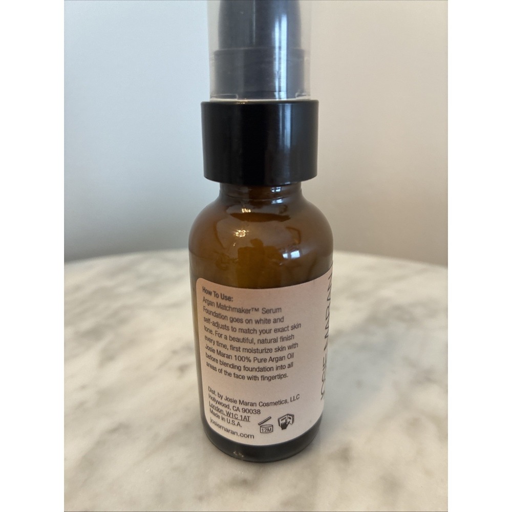 Josie Maran Argan Matchmaker Serum Foundation Medium / Dark 1 oz. - Picture 2 of 5